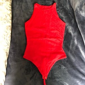 Red bodysuit